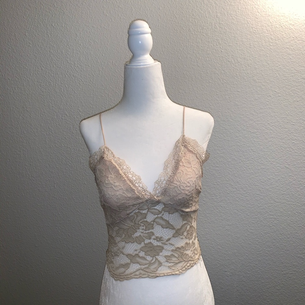 Lace tank top
